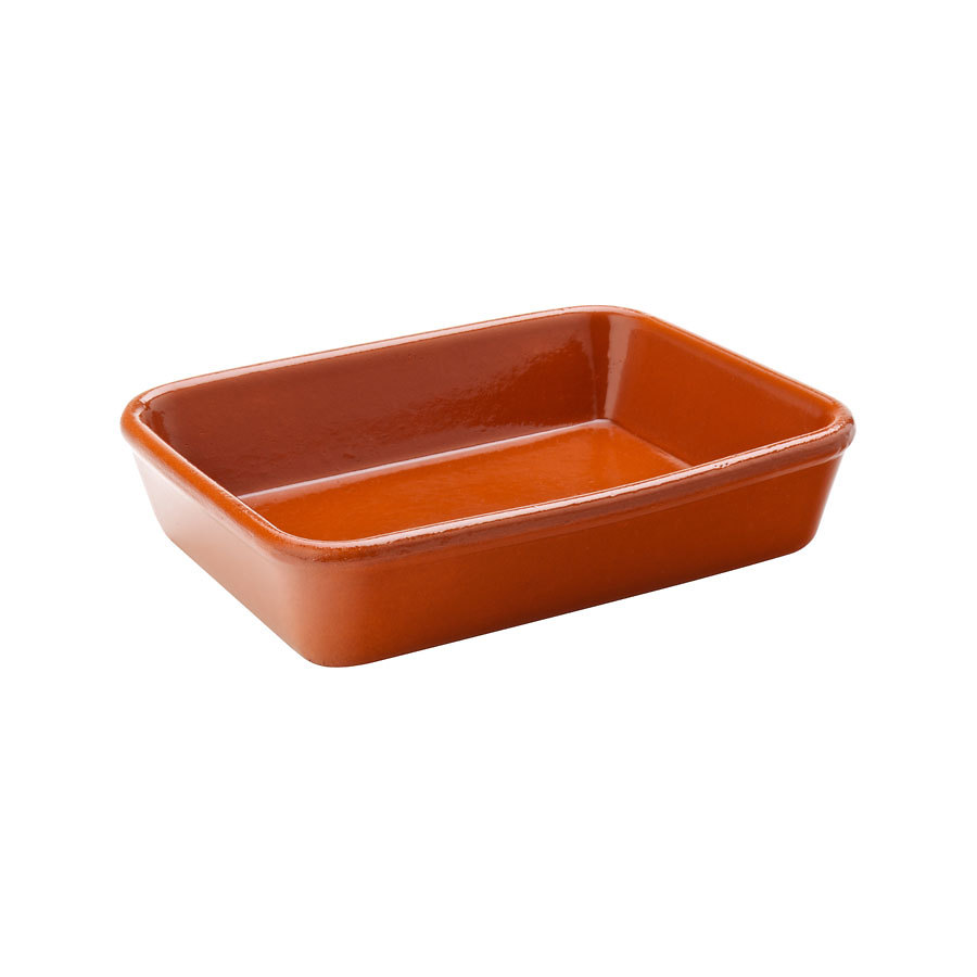 UTOPIA ESTRELLA TERRACOTTA RECTANGULAR DISH 19 X 14CM PK 22