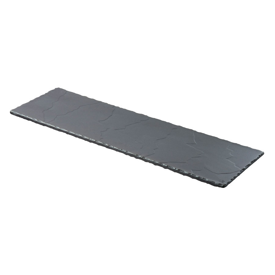 Revol Basalt Ceramic Black Rectangular 2/4 GN Tray 54x16.5cm PK 1