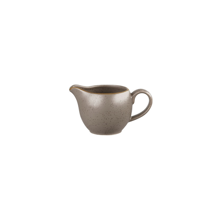 Churchill Stonecast Vitrified Porcelain Peppercorn Grey Jug 11.4cl 4oz PK 1
