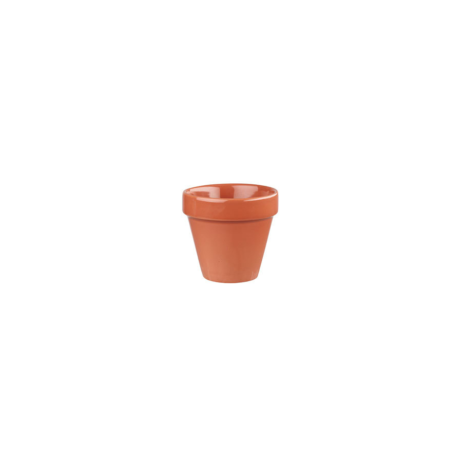 Churchill Bit On The Side Vitrified Porcelain Round Paprika Plant Pot 2oz PK 1