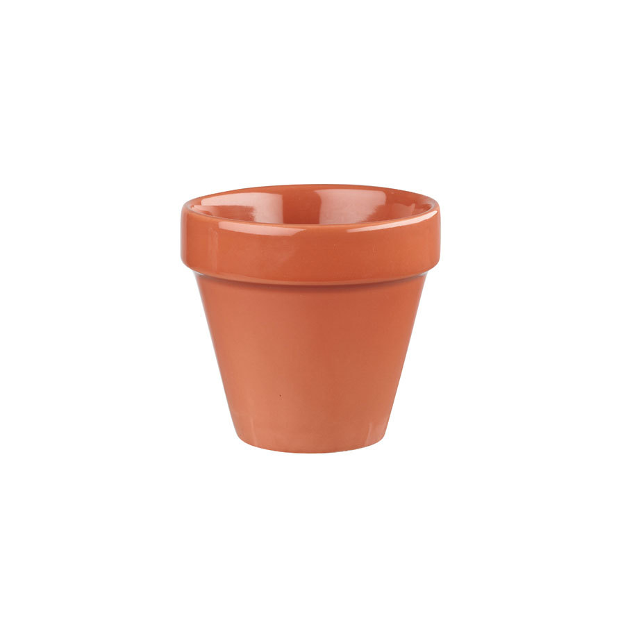 Churchill Bit On The Side Vitrified Porcelain Round Paprika Plant Pot 12oz PK 1