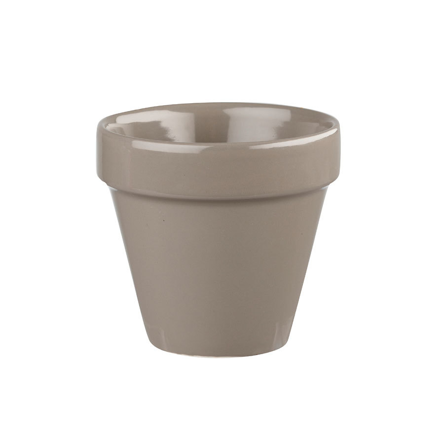 Churchill Bit On The Side Vitrified Porcelain Round Pebble Plant Pot 17oz PK 1