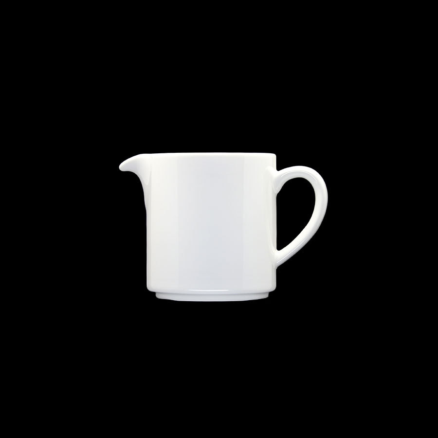 Crème Monet Vitrified Porcelain White Jug 25cl 9oz PK 1