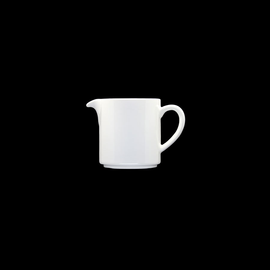 Crème Monet Vitrified Porcelain White Jug 15cl 5oz PK 1