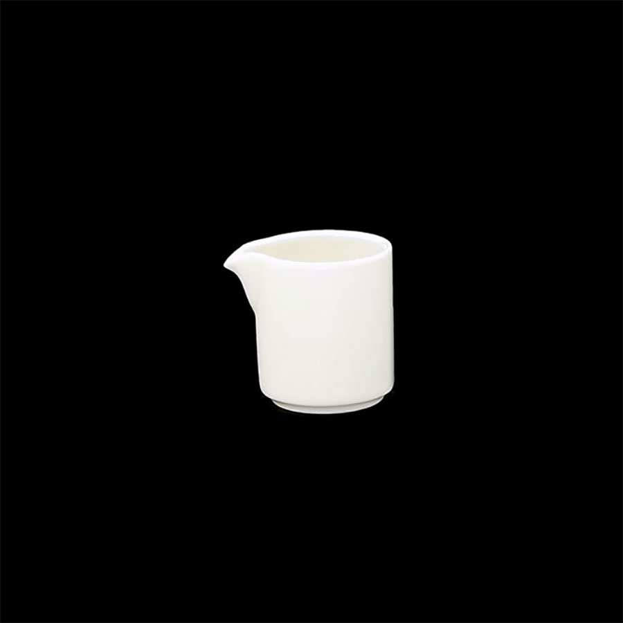 Crème Monet Vitrified Porcelain White Jug Unhandled 5cl 2oz PK 1