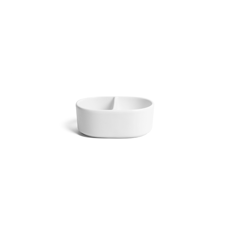 Crème Monet Vitrified Porcelain White Sachet Holder 11cm PK 1