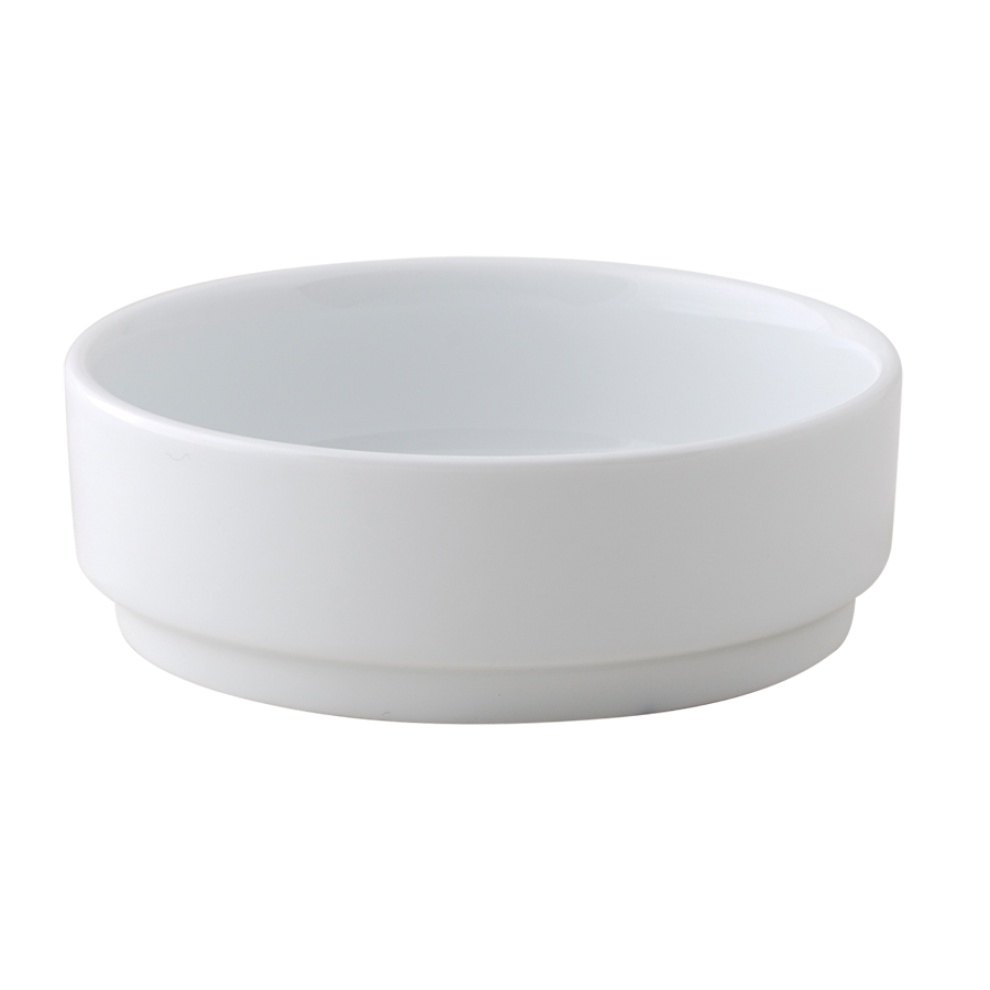 Ariane Brasserie Vitrified Porcelain White Round Butter Block 6cl PK 1