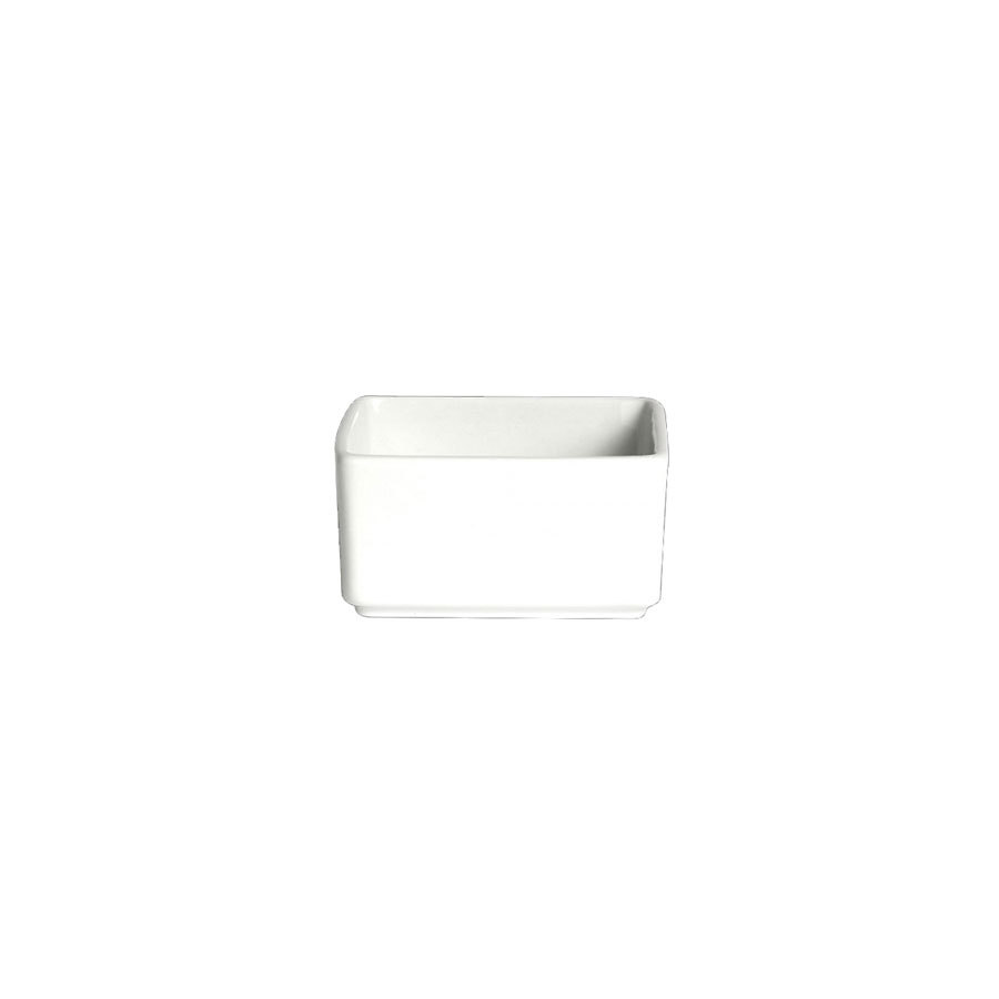 Steelite Varick Vitrified Porcelain White Square Ramekin 8.25x4.2cm H 20cl PK 1