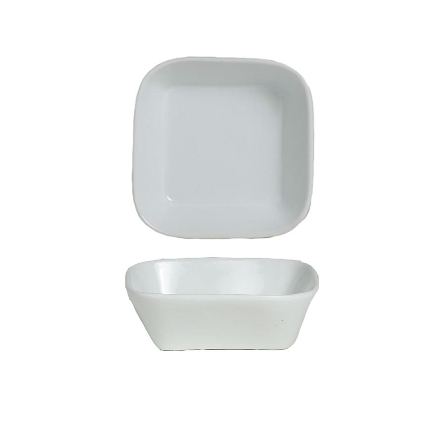 Steelite Varick Vitrified Porcelain White Square Ramekin 5.1cm 2.2cl PK 1