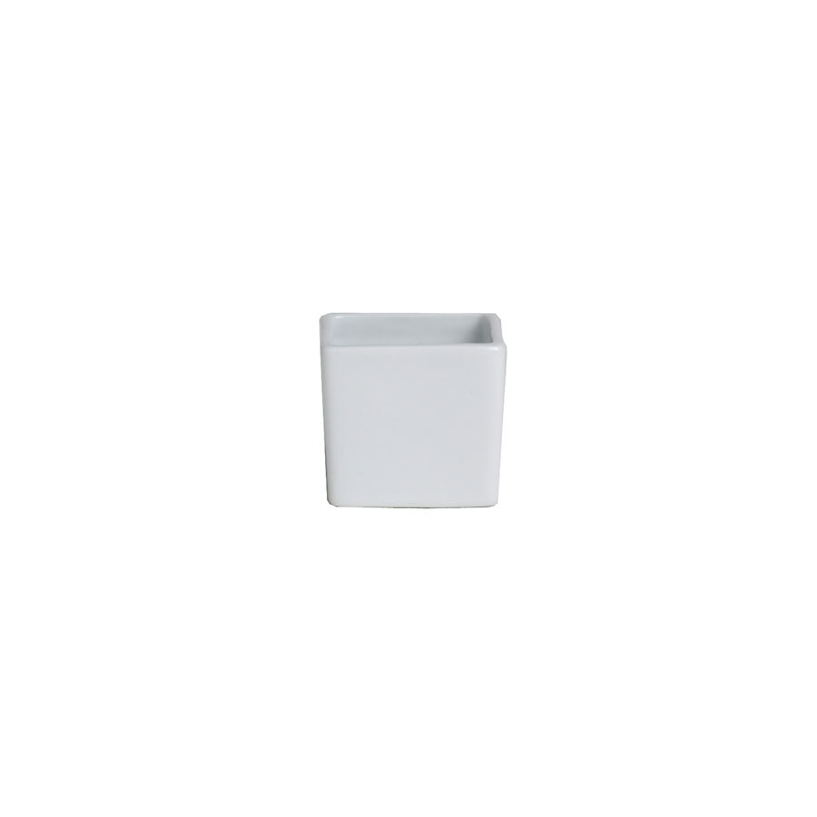 Steelite Varick Vitrified Porcelain White Square Deep Ramekin 3.8cm PK 1