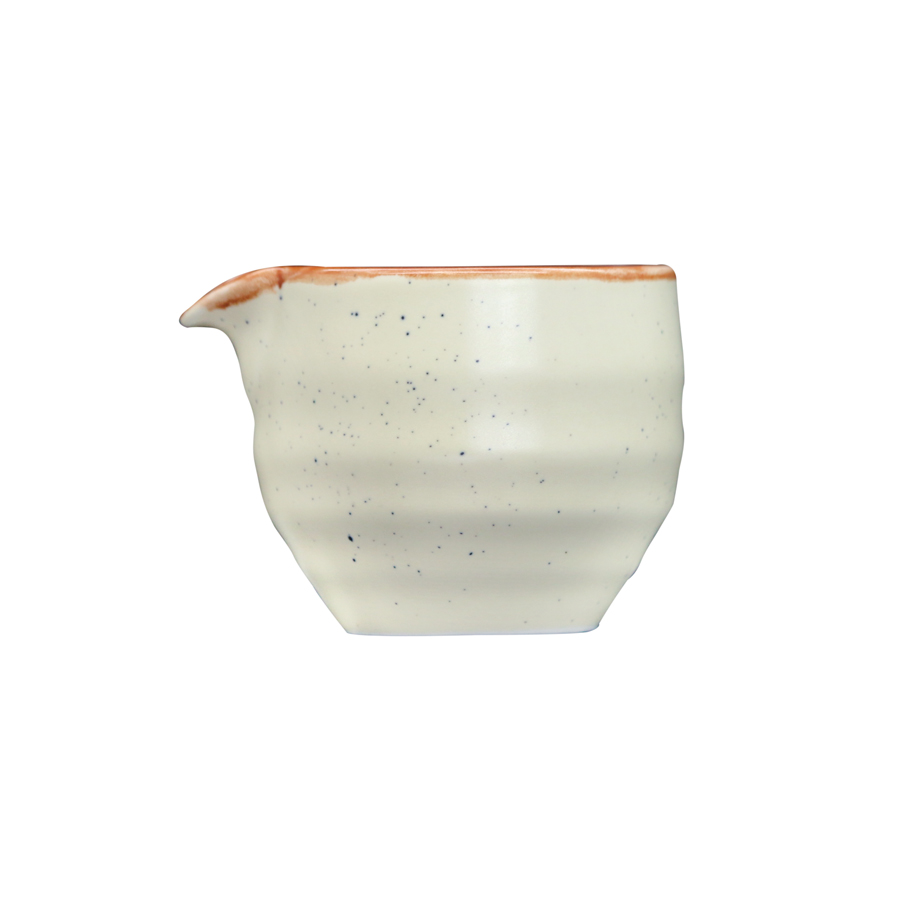 Artisan Coast Vitrified Fine China Cream Globe Mini Jug 2.5oz PK 1
