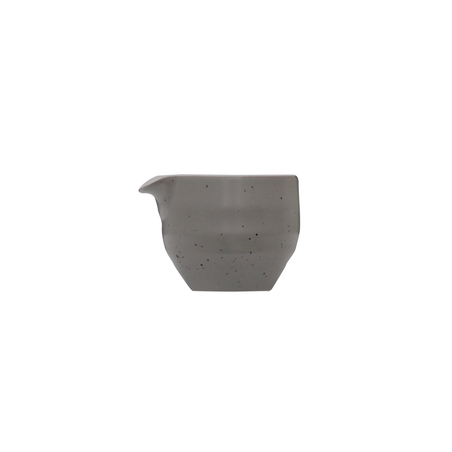 Artisan Pebble Vitrified Fine China Grey Globe Mini Jug 2.5oz PK 1