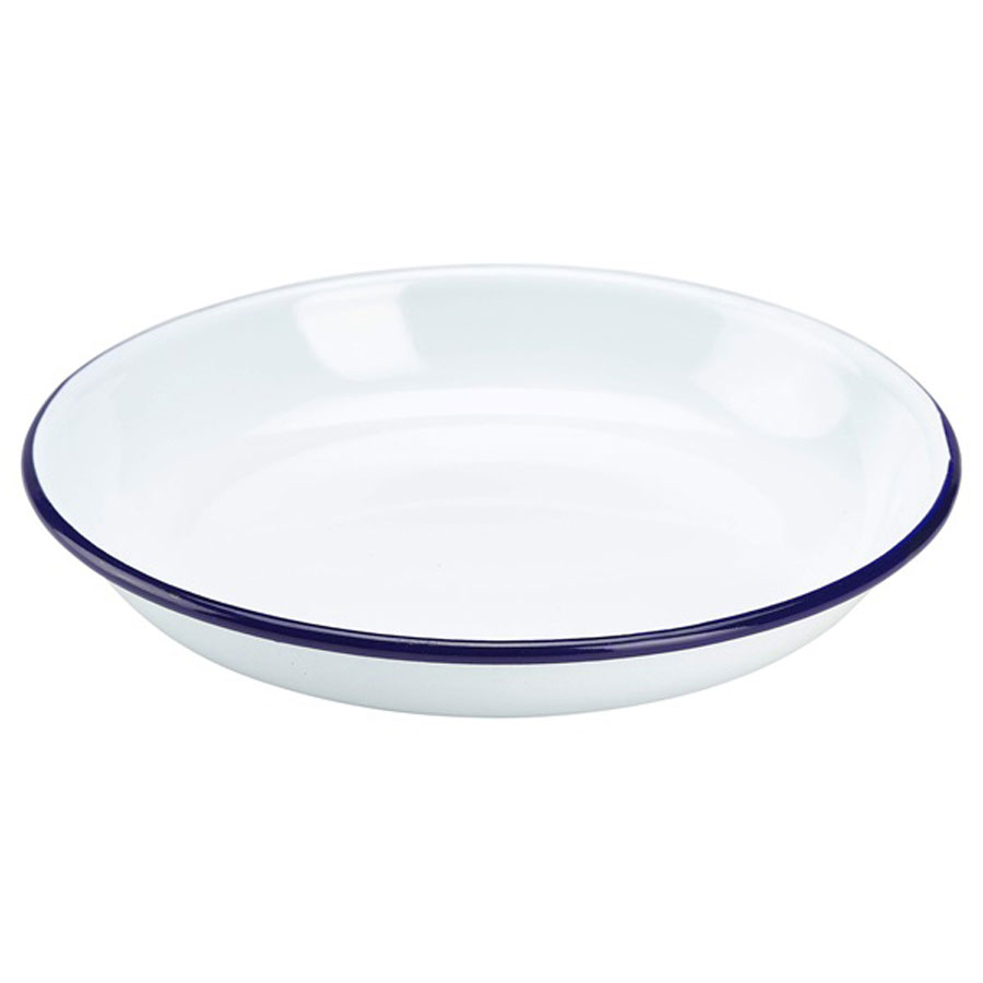 GENWARE ENAMEL RICE/ PASTA PLATE 20CM PK 1