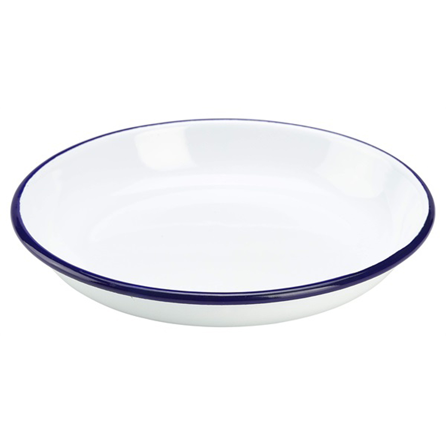 GENWARE ENAMEL RICE / PASTA PLATE 18CM PK 1