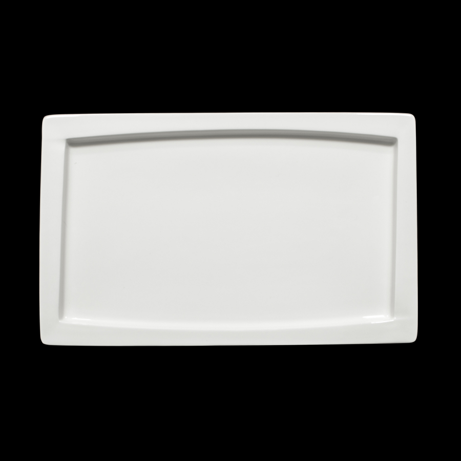 Crème Galerie Vitrified Porcelain White Gastronorm Platter 1/1 25mm Deep PK 1