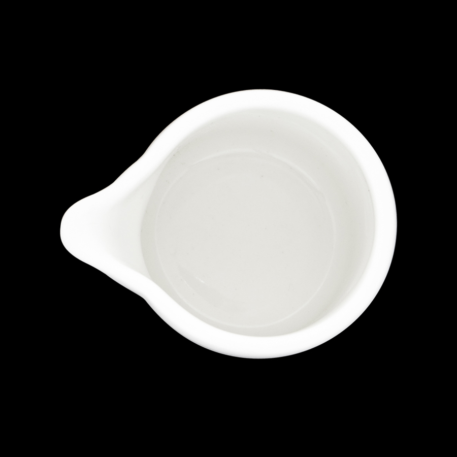 Crème Rousseau Vitrified Porcelain White Unhandled Jug 5cl 2oz PK 1