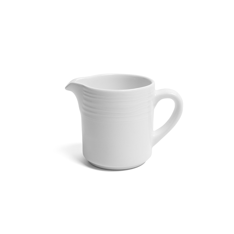Crème Rousseau Vitrified Porcelain White Jug 15cl 5oz PK 1