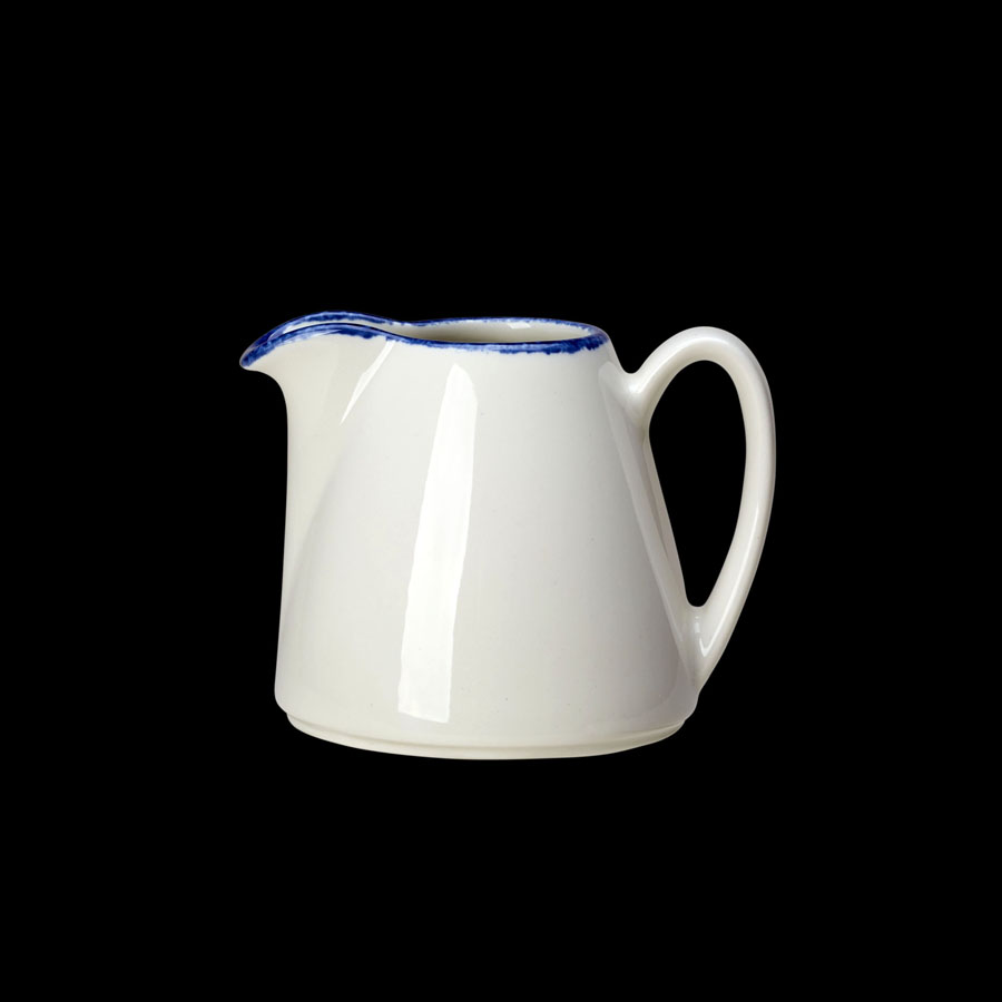 Steelite Blue Dapple Vitrified Porcelain Round Jug 14.25cl PK 1