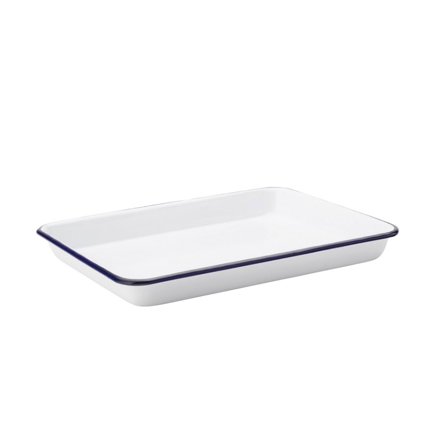 UTOPIA EAGLE ENAMEL BAKING TRAY 11 X 8.5INCH 28 X 21.5CM PK 6