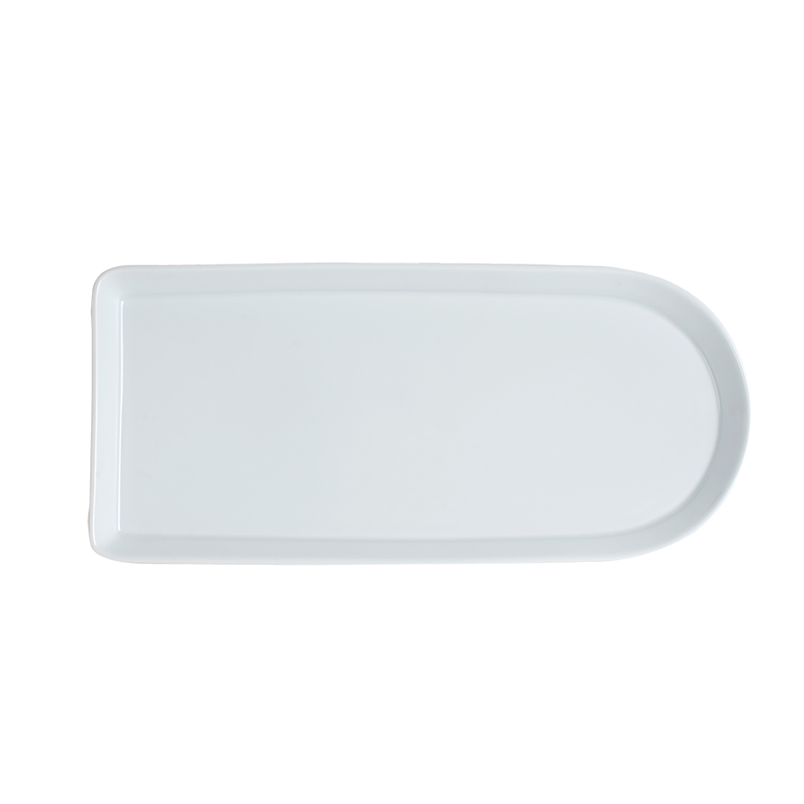 Ariane Style Vitrified Porcelain White Presentation Platter 32x15cm PK 1