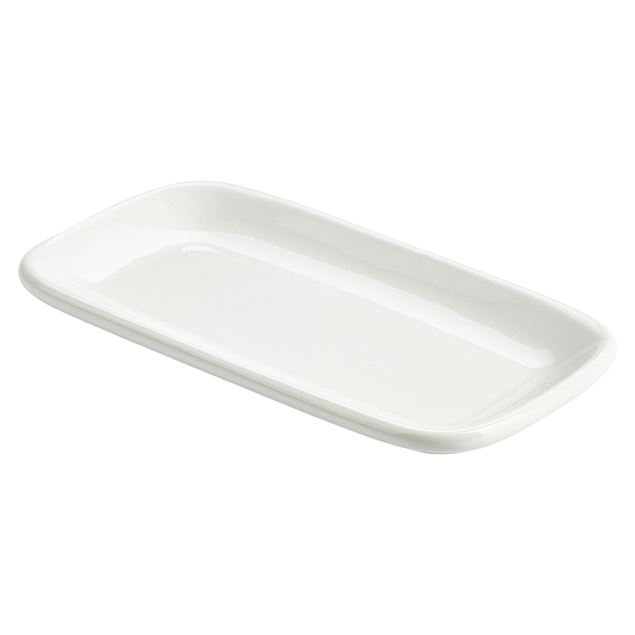 Churchill Stonecast Hints Vitrified Porcelain Indigo Blue Chefs Oblong Platter 34.4x23.4cm PK 1