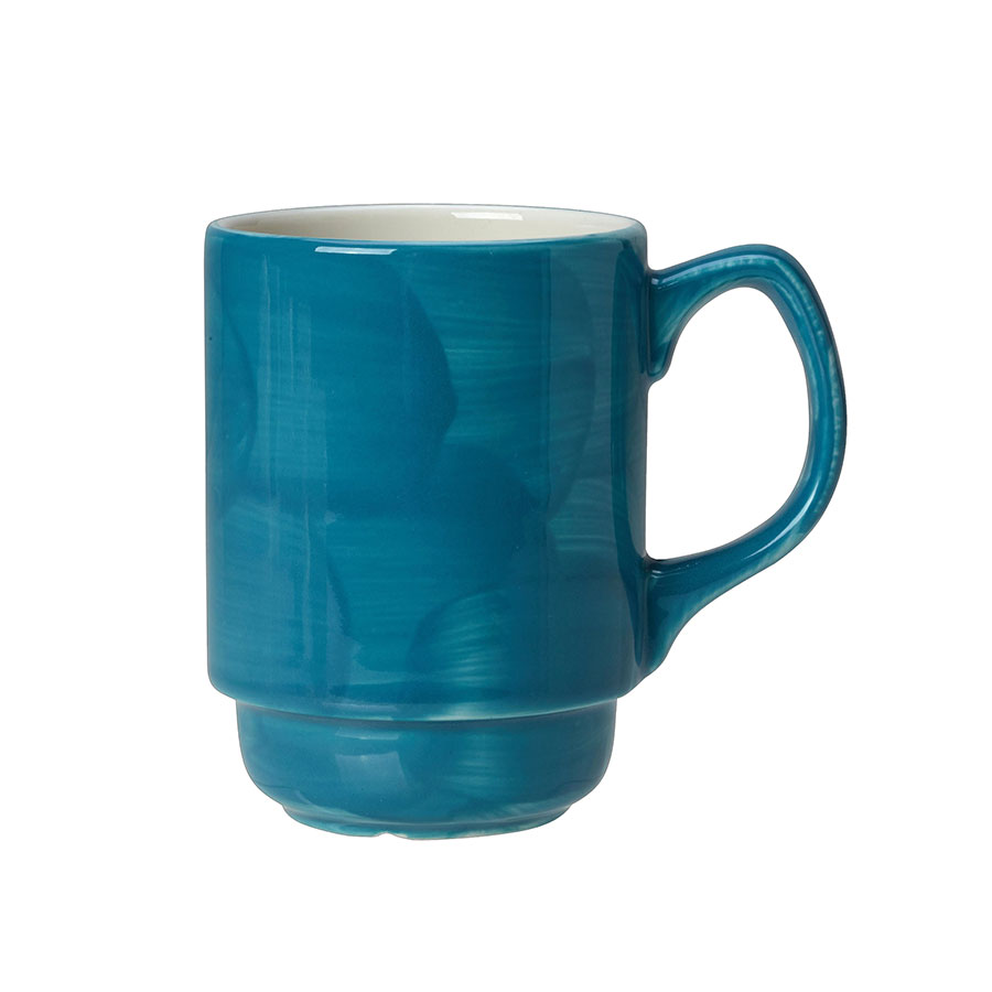 Steelite Freedon Vitrified Porcelain Blue Stacking Beaker 26cl 9oz PK 1