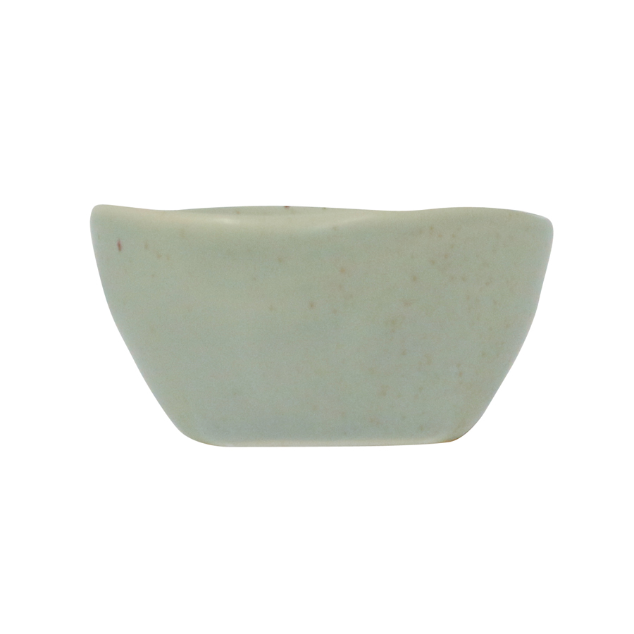 Artisan Serene Vitrified Stoneware Green Round Dip Pot 7cm PK 1