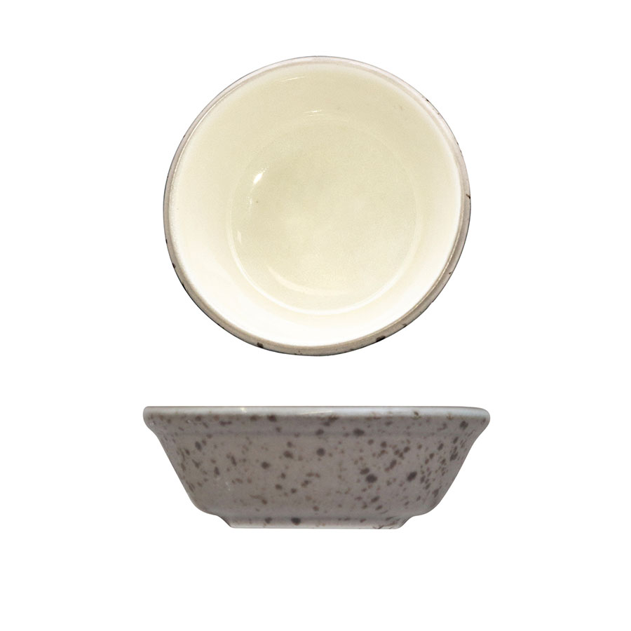 Artisan Cove Vitrified Stoneware Cream Round Dip Pot 7cm PK 1