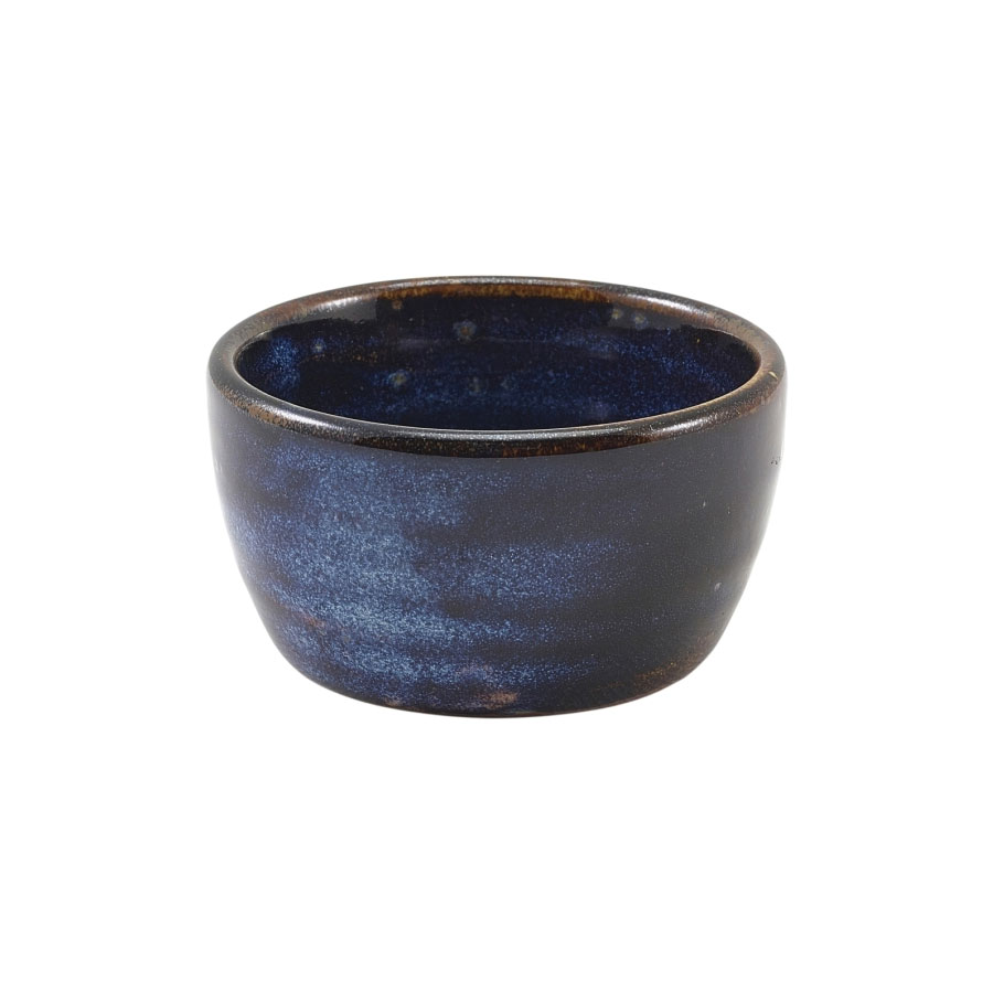 Genware Terra Porcelain Aqua Round Ramekin 7cl PK 1