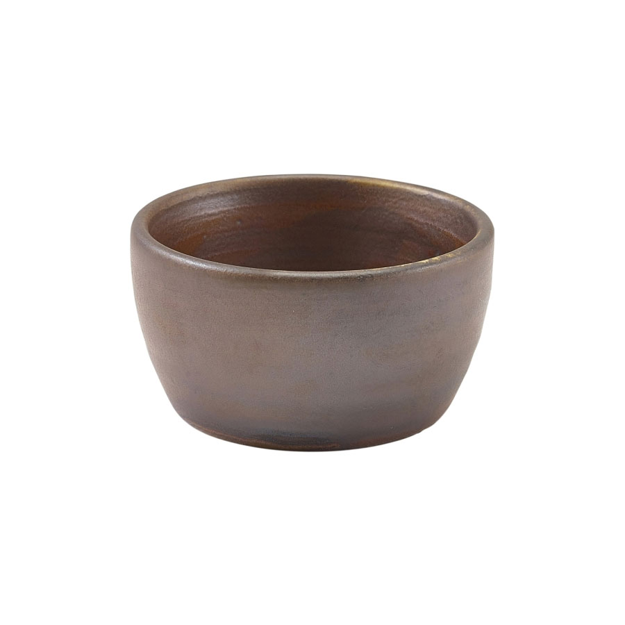 Genware Terra Porcelain Copper Round Ramekin 7cl PK 1