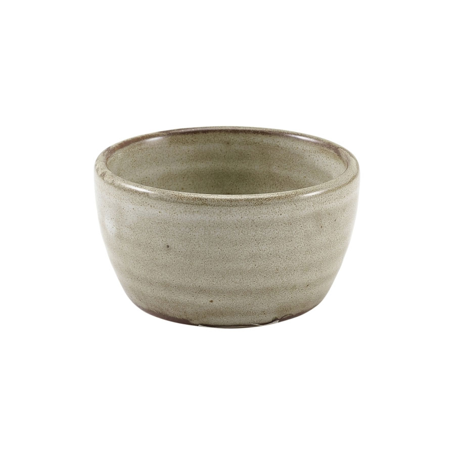 Genware Terra Porcelain Grey Round Ramekin 7cl PK 1