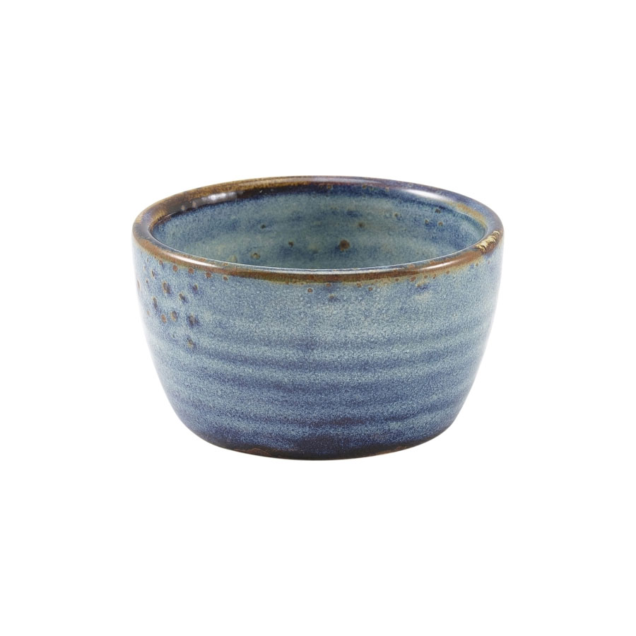 Genware Terra Porcelain Aqua Round Ramekin 13cl PK 1