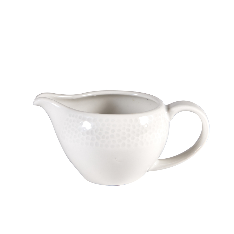Churchill Isla Vitrified Porcelain White Jug 22.7cl 8oz PK 1