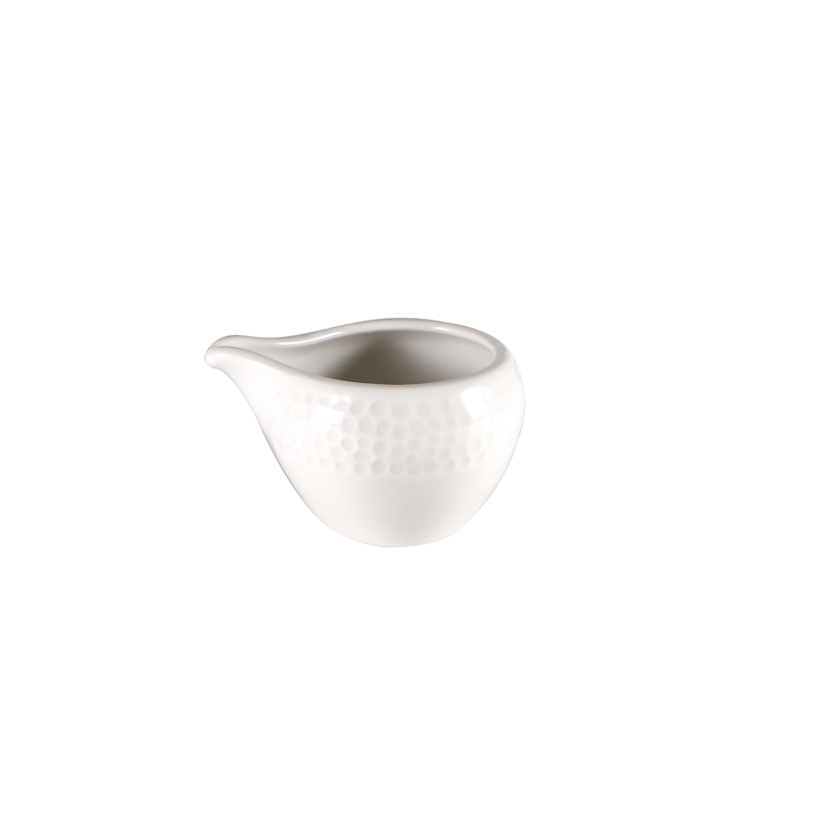 Churchill Isla Vitrified Porcelain White Unhandled Jug 5.6cl 2oz PK 1