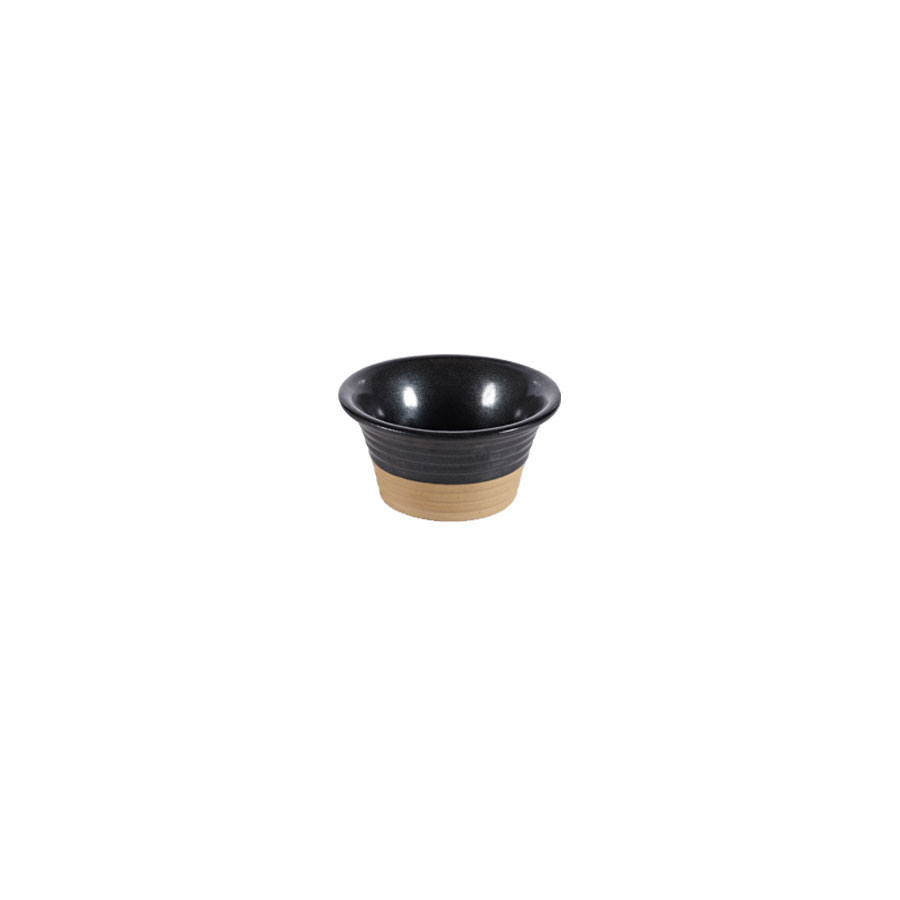 Churchill Art De Cuisine Igneous Stoneware Black Round Ramekin 6.5cm 4cl 1.4oz PK 1