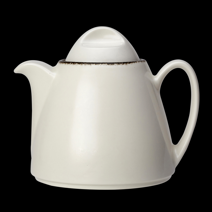 Steelite Charcoal Dapple Vitrifird Porcelain Beverage Pot 35cl 12oz PK 1