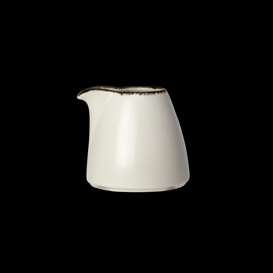 Steelite Charcoal Dapple Vitrifird Porcelain Jug - Unhandled 8.5cl 3oz PK 1