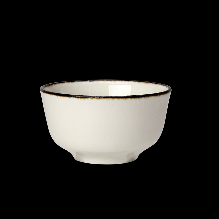 Steelite Charcoal Dapple Vitrifird Porcelain Round Sugar Bouillon 20cl 7oz PK 1