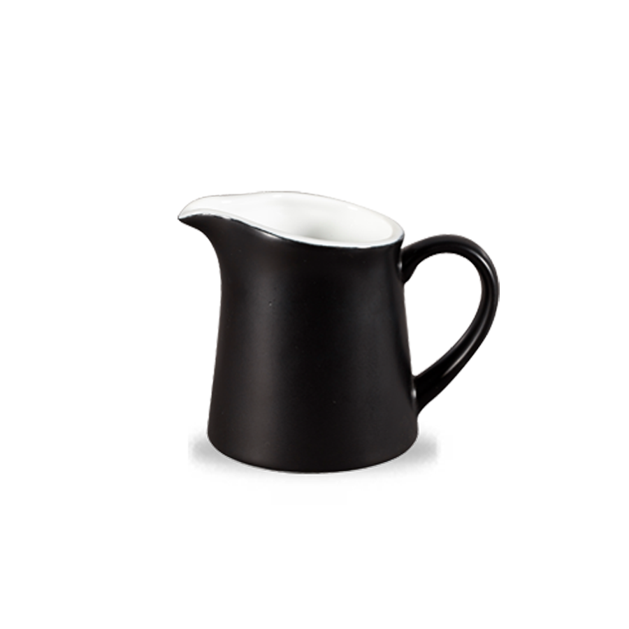 Churchill Art De Cuisine Porcelain Ash Black Menu Shades Jug 6cl 2.1oz PK 1