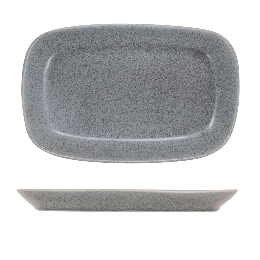 Artisan Kernow Vitrified Stoneware Grey Rectangular Platter 24.7cm PK 1