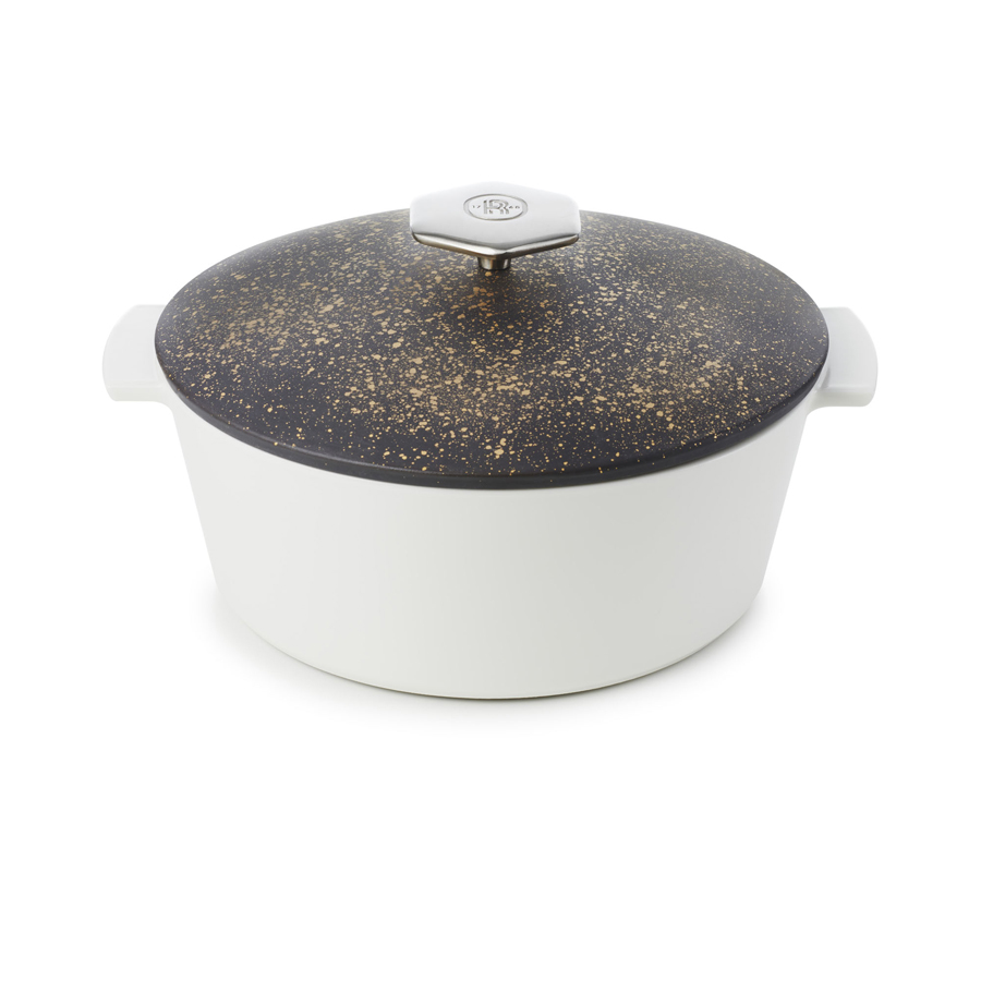REVOL REVOLUTION 2 ROUND COCOTTE GOLD 26CM PK 1