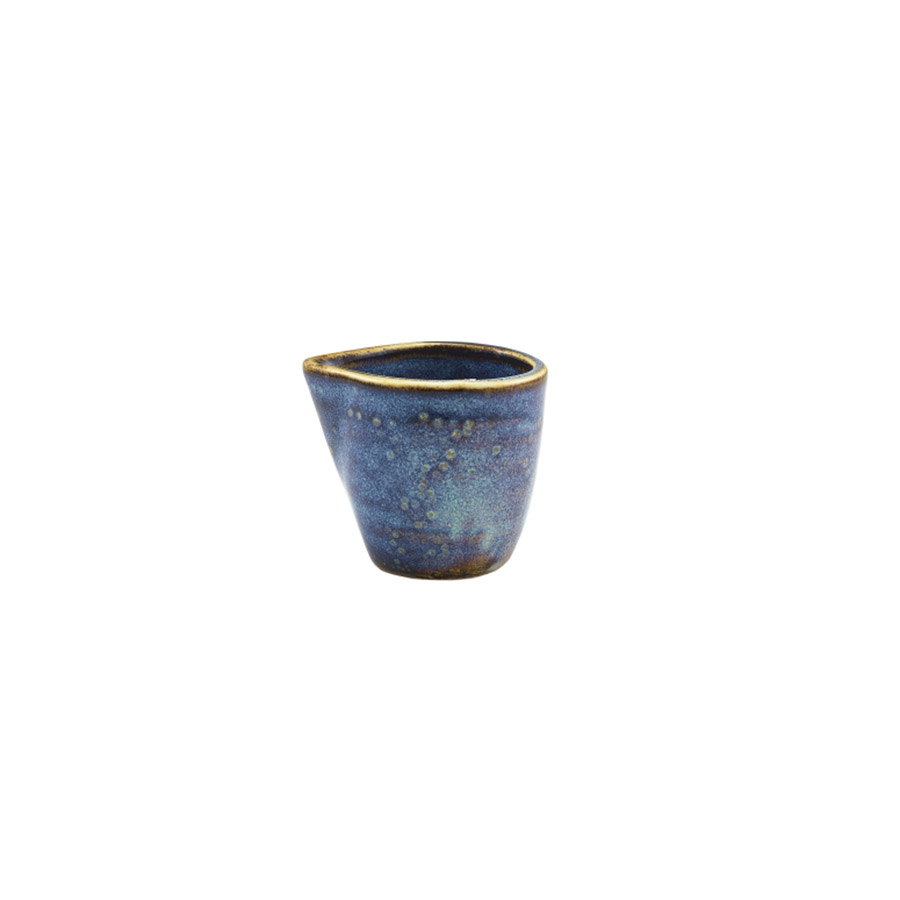 Genware Terra Porcelain Aqua Blue Jug 9cl 3oz PK 1