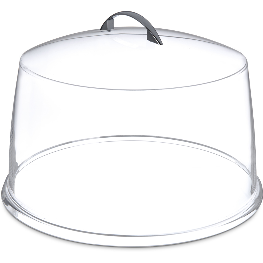 CARLISLE CLEAR ROUND ACRYLIC CAKE COVER 30CM 12INCH PK 6