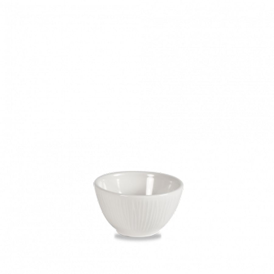 Churchill Bamboo Vitrified Porcelain White Dip Pot 4fl Oz PK 1