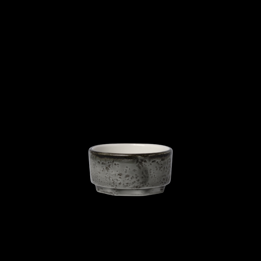 Steelite Urban Vitrified Porcelain Smoke Grey Round Dipper Tasters 6.5cm 5.75cl PK 1