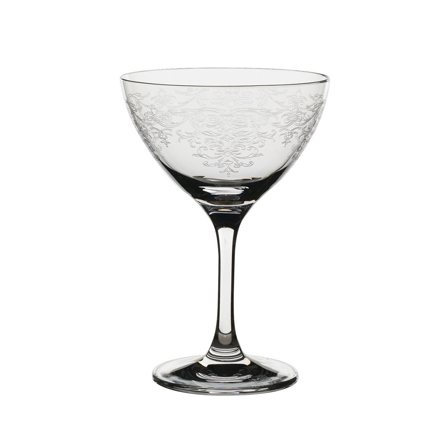 MCC VINTAGE LACE MARTINI/CHAMPAGNE GLASS 8OZ 23.6CL PK 24