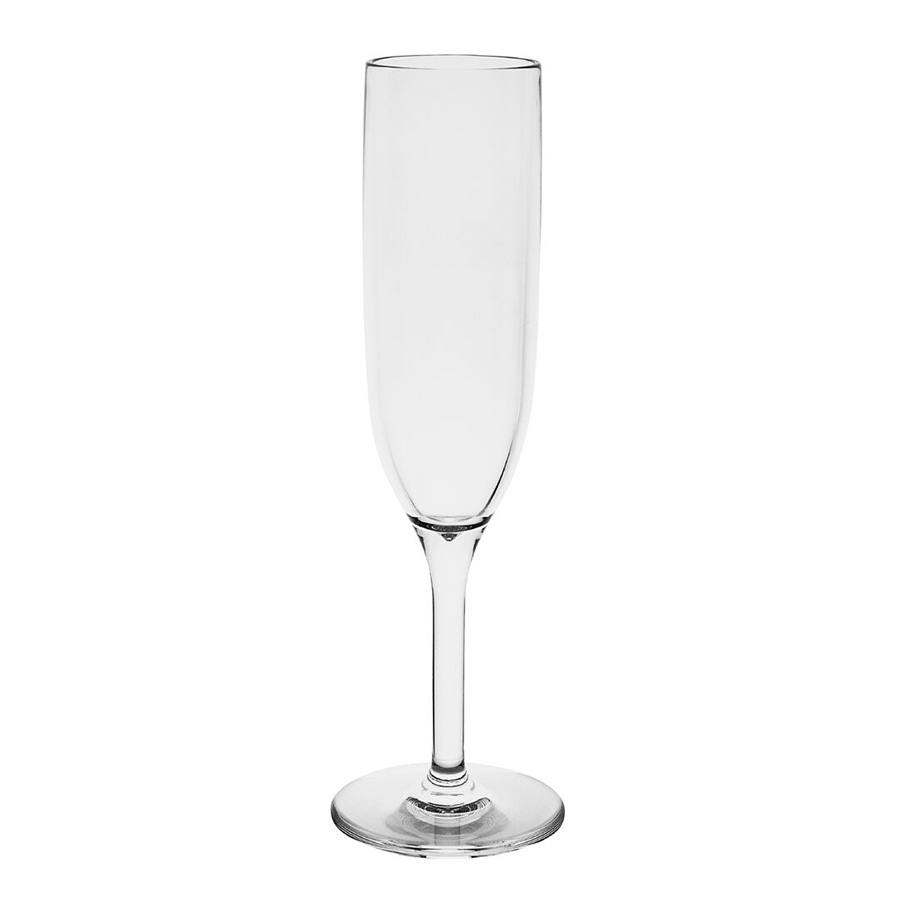ASPEN SUMMIT CLEAR POLYCARBONATE CHAMPAGNE FLUTE 6OZ 17CL PK 24