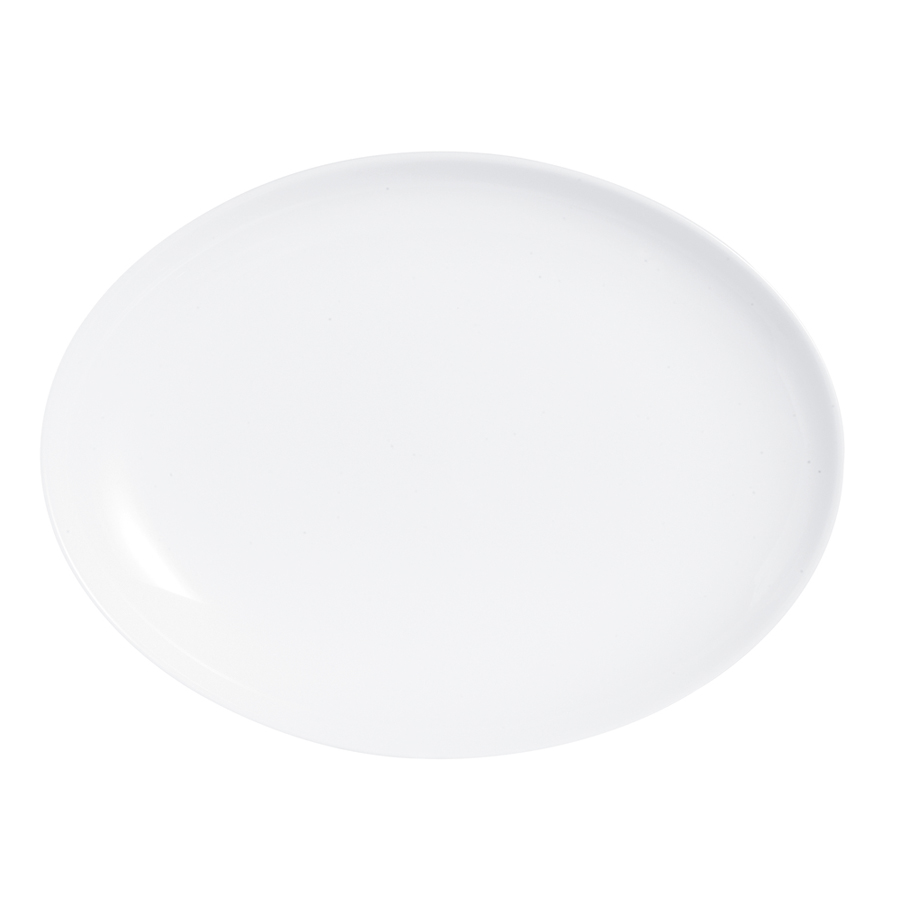 Arcoroc Evolutions Opal White Oval Platter 33cm PK 1