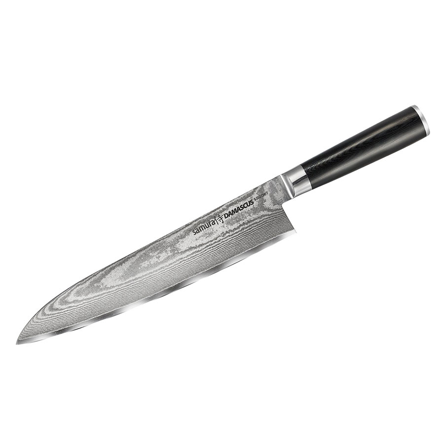 SAMURA DAMASCUS GRAND CHEF'S KNIFE 240MM 10IN BLADE