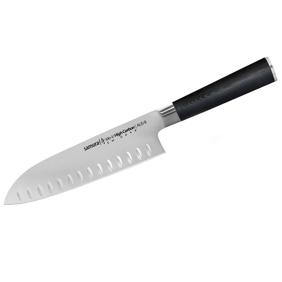 SAMURA MO-V SANTOKU KNIFE 180MM 7IN BLADE
